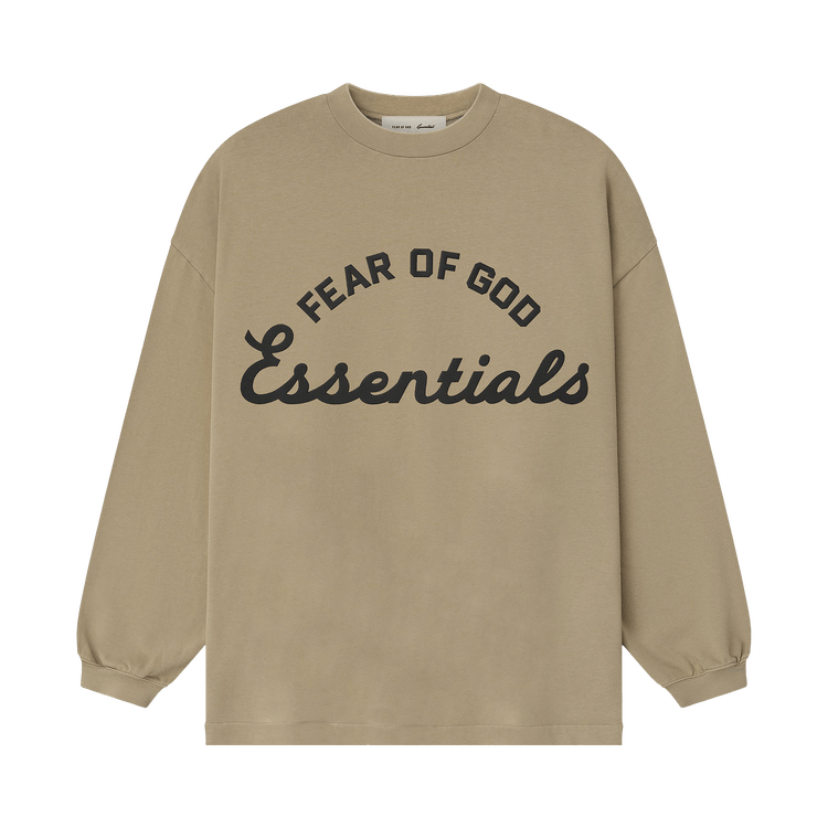 Fear of God Essentials 90's Long-Sleeve Tee 'Faded Dune'