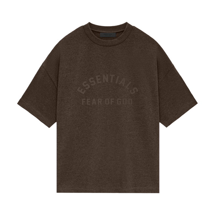 Fear of God Essentials Heavy Short-Sleeve Tee 'Heather Wood'