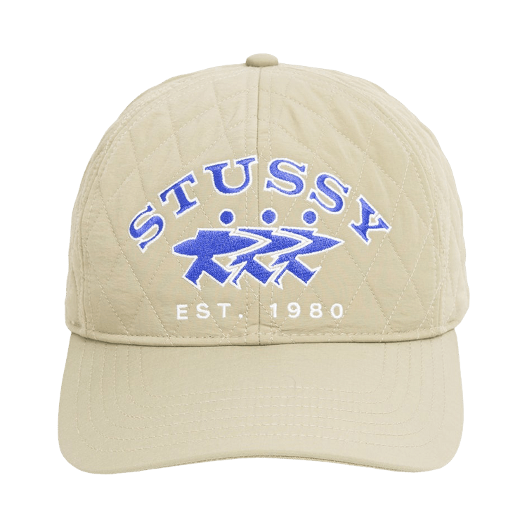 Stussy Quilted Surfwalk Snapback Cap 'Khaki'
