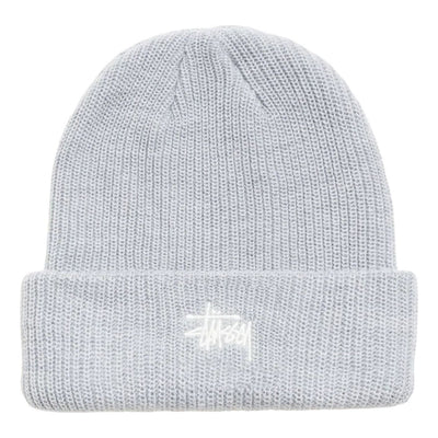 Stussy Basic Cuff Beanie 'Heather Grey'
