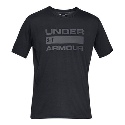 Men's Under Armour Team Issue Wordmark elastic Printing Short Sleeve Black