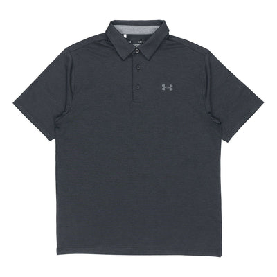 Men's Under Armour Playoff Golf Sports Thin and light Breathable Loose Short Sleeve Polo Shirt Black