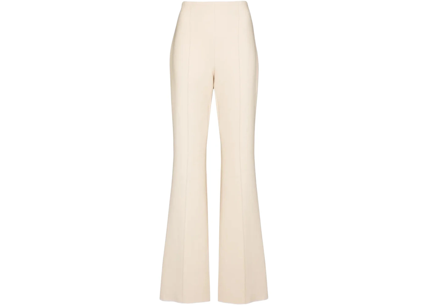 Ferragamo Women's High-Waist Flared Pant Beige/Khaki