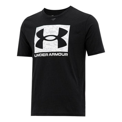 Under Armour ABC Camo Boxed Logo Short Sleeve T-shirt 'Black White'