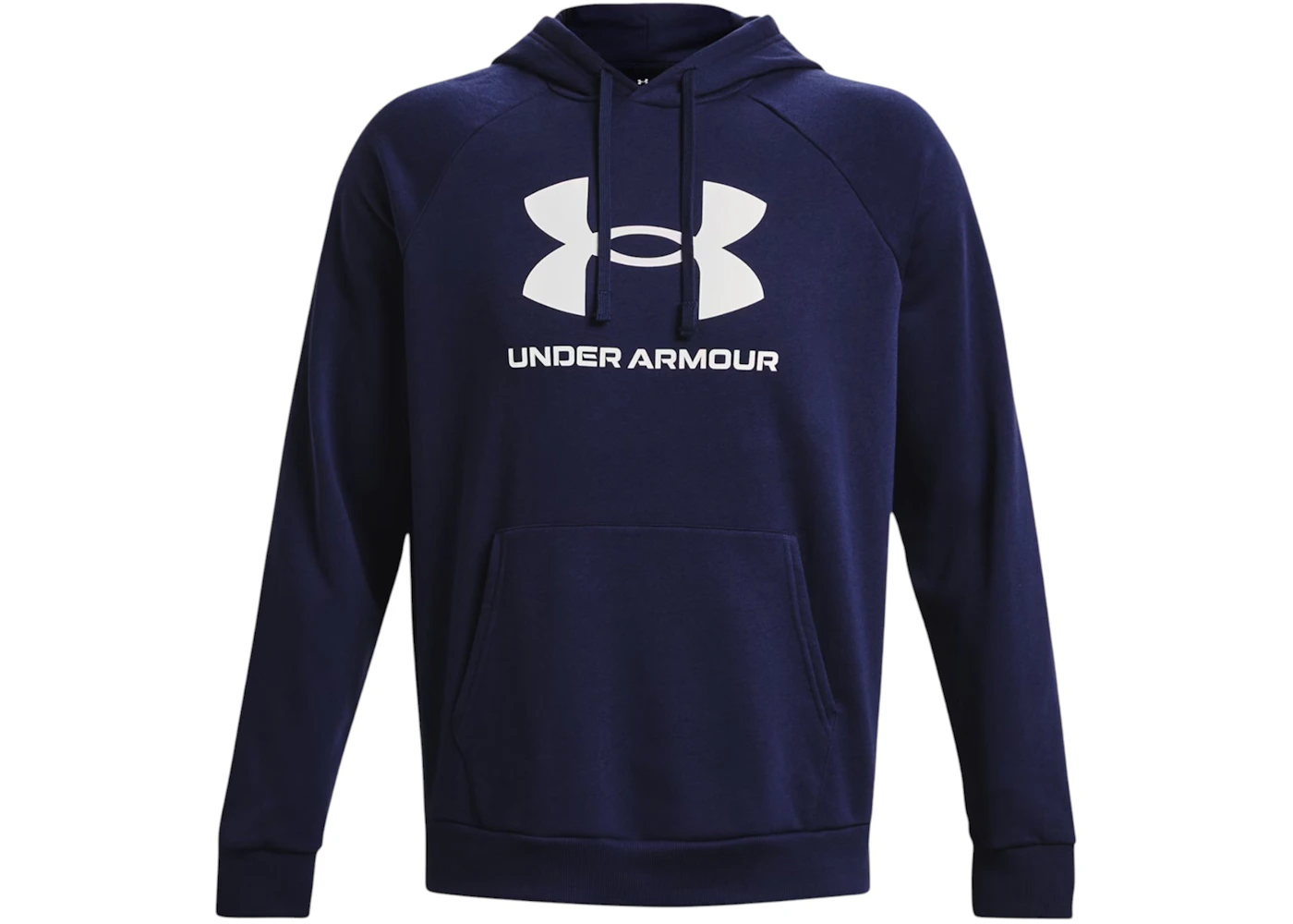 Under Armour UA Rival Fleece Logo Hoodie Midnight Navy/White