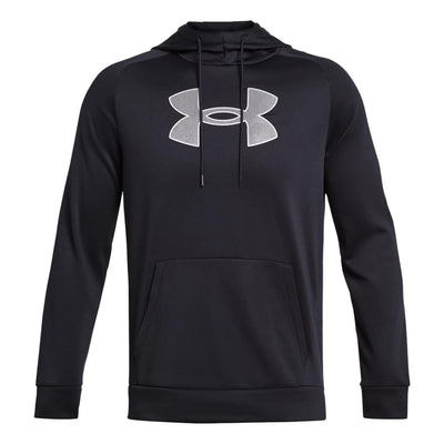 Under Armour Fleece Logo Hoodie 'Black Grey'