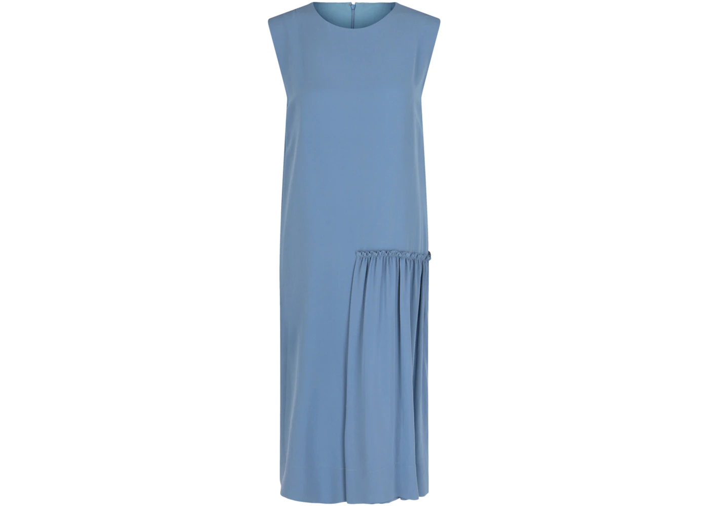 Ferragamo Sleeveless Midi Dress Light Blue