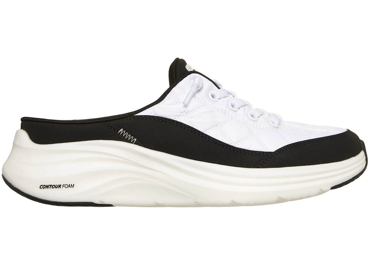Skechers Contour Foam Cozy Fit Sweet Embrace White Black (Women's)