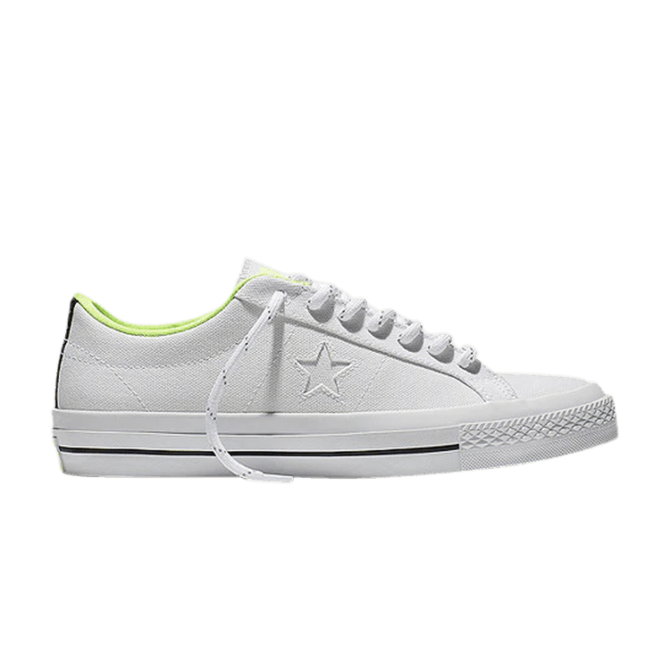 Converse One Star Shield Canvas Low 'White Volt'