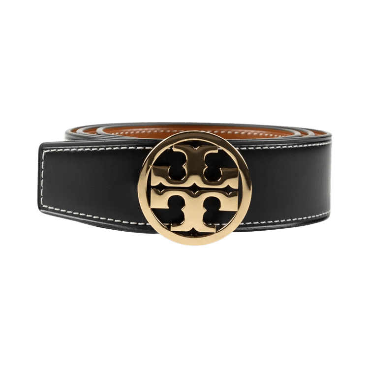 Tory Burch 1.5" Miller Belt 'Black Whiskey'