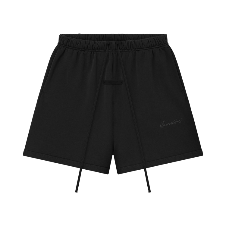 Fear of God Essentials Signature Classic Sweatshort 'Vintage Black / Black'