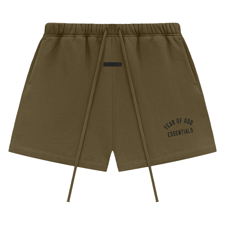 Fear of God Essentials Fleece Soccer Short 'Olive'