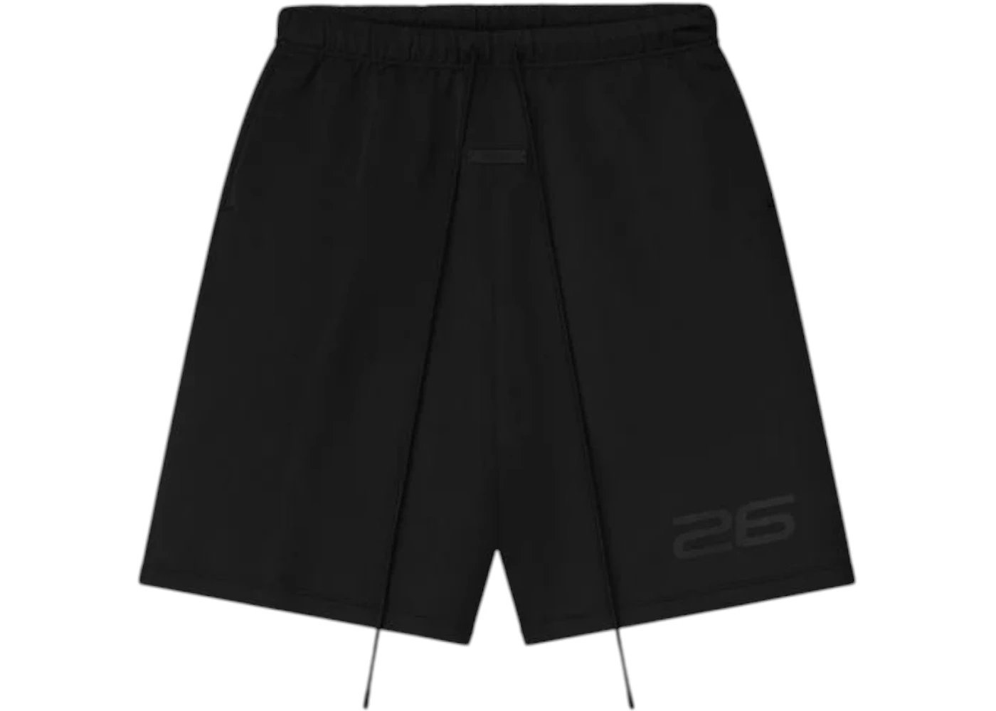Fear of God Essentials Satin Fleece Relaxed Sweatshort Vintage Black