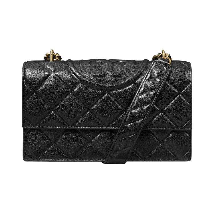 Tory Burch Fleming Small Convertible Shoulder Bag 'Black'