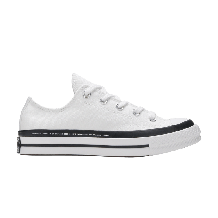 Fragment Design x Moncler x Converse Chuck 70 Low 'White'