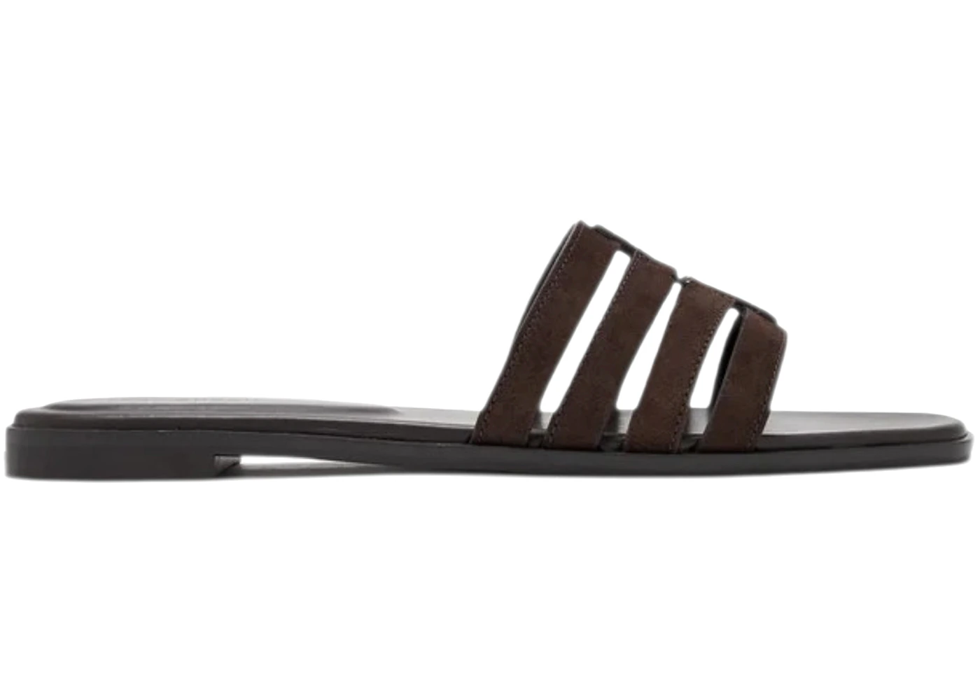 Tory Burch Ines Cage Slide Shoe Dark Cocoa (Women's)