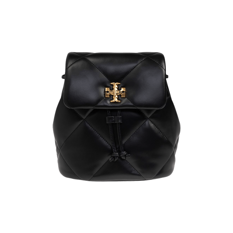 Tory Burch Kira Diamond Quilt Small Backpack 'Black'