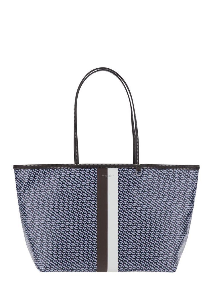 Tory Burch Racer Patterned Tote Bag