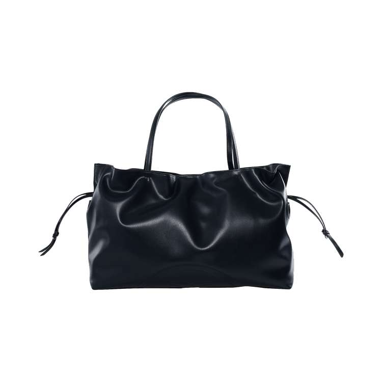 Tory Burch Ella Recycled Drawstring Tote Bag 'New Navy'