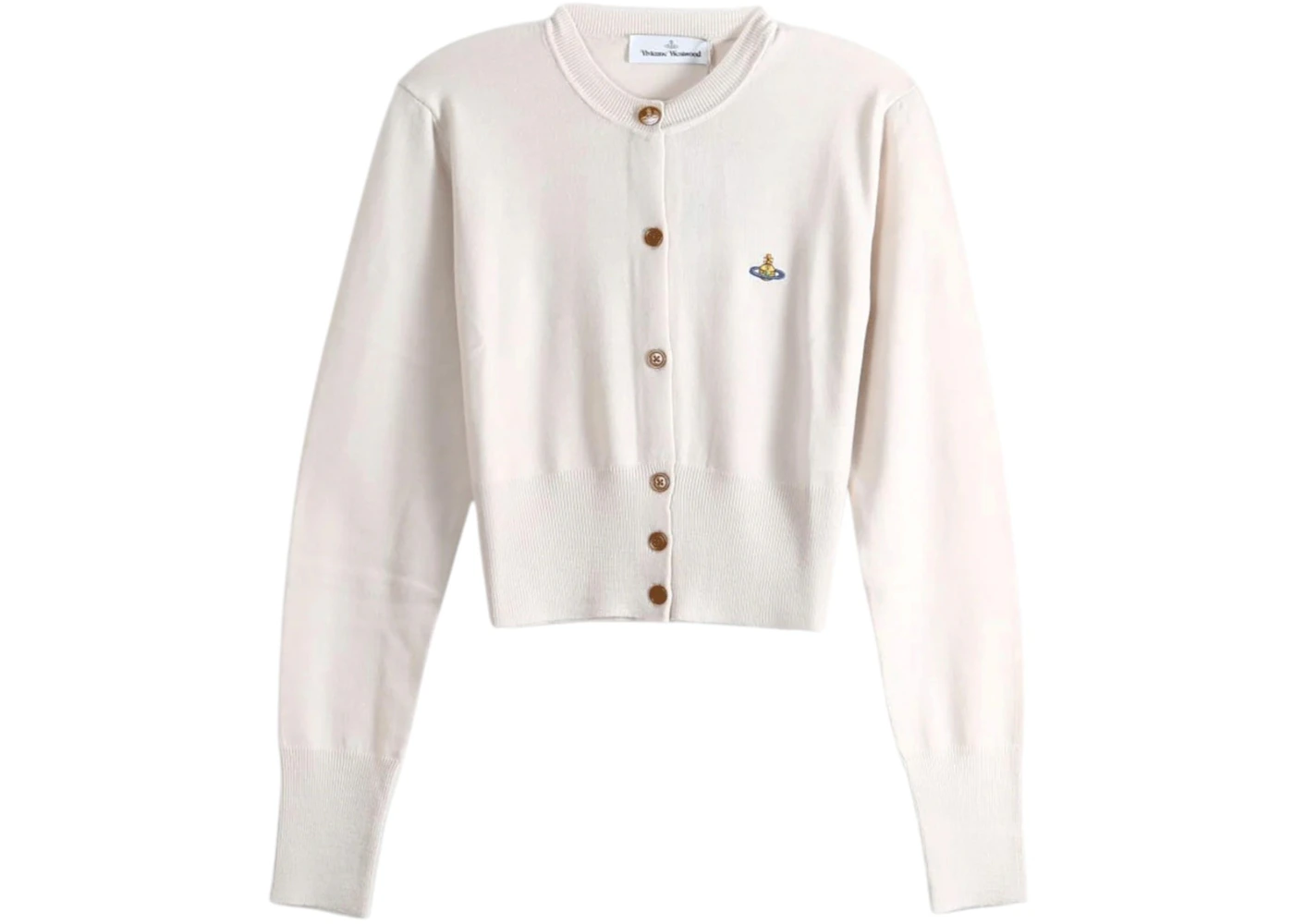 Vivienne Westwood Women's Bea Cropped Cardigan Limestone