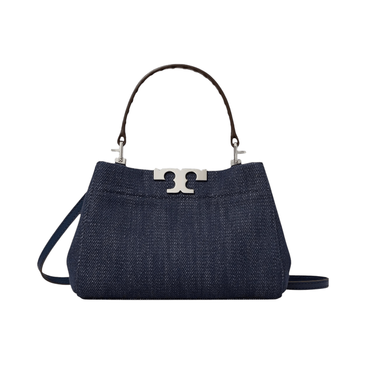 Tory Burch Eleanor Denim Mini Satchel Bag 'Midnight'