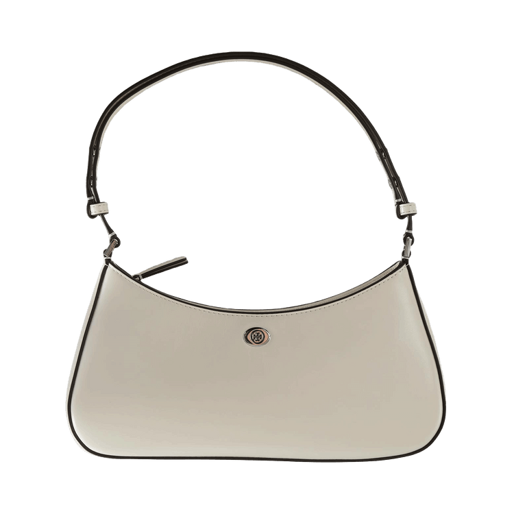 Tory Burch Robinson Zip Top Shoulder Bag 'Light Cream'