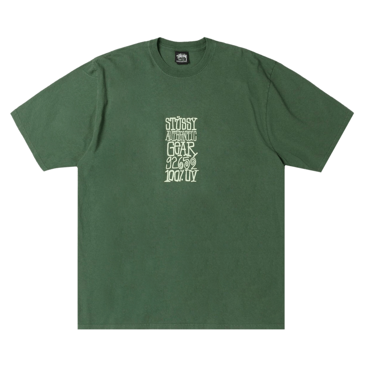 Stussy Authentic Gear Tee Pigment Dyed 'Pine'