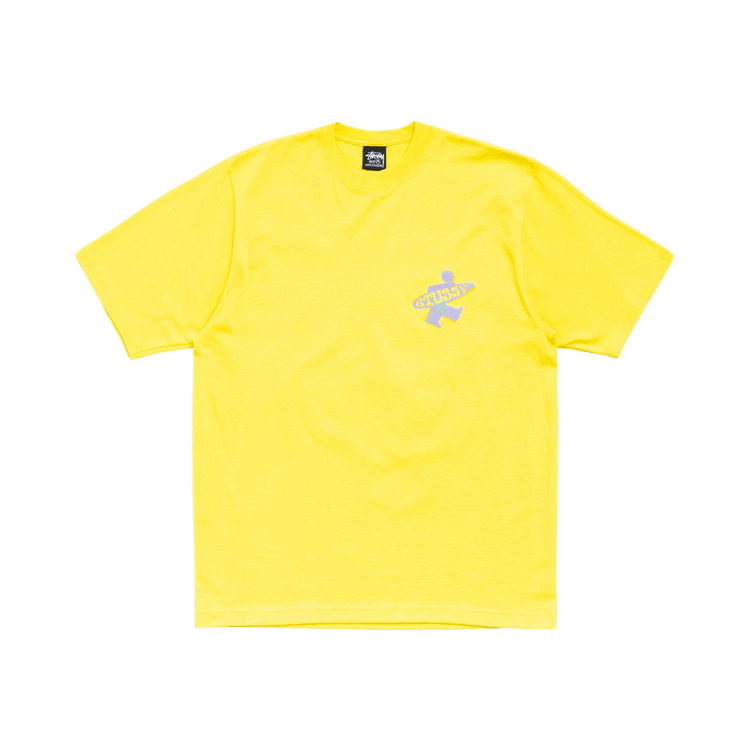 Stussy Dot Surf Puff Print Tee 'Lemon'