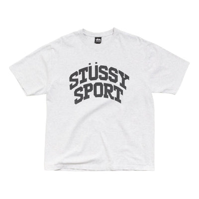 Stussy Block Sport T-Shirt 'Ash Heather'