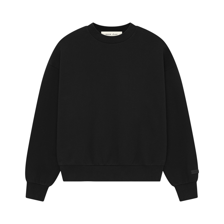 Fear of God Essentials Classic Crewneck Sweatshirt 'Vintage Black'