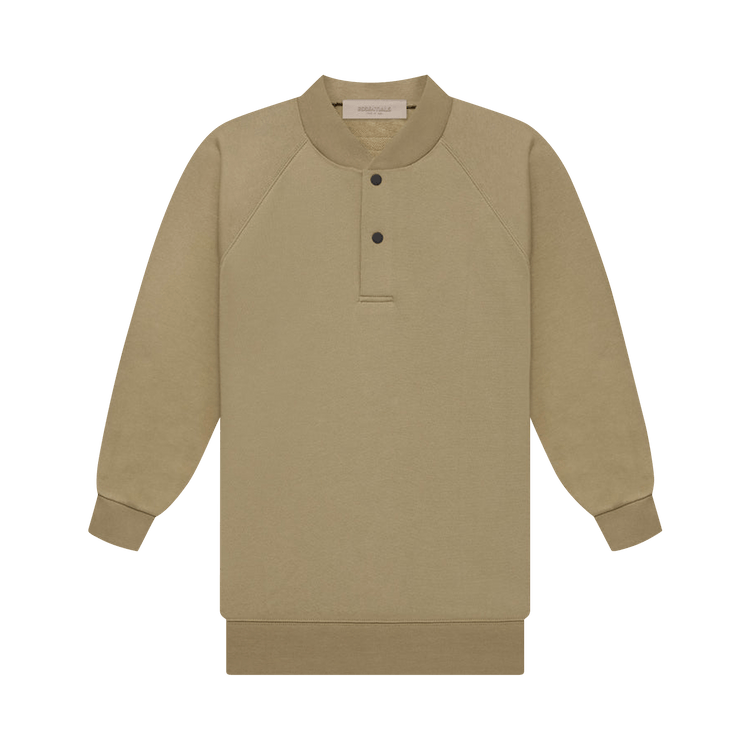 Fear of God Essentials 3/4 Sleeve Henley 'Oak'