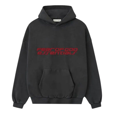 Fear of God Essentials Heavy Fleece 90s Hoodie 'Iron Grey'