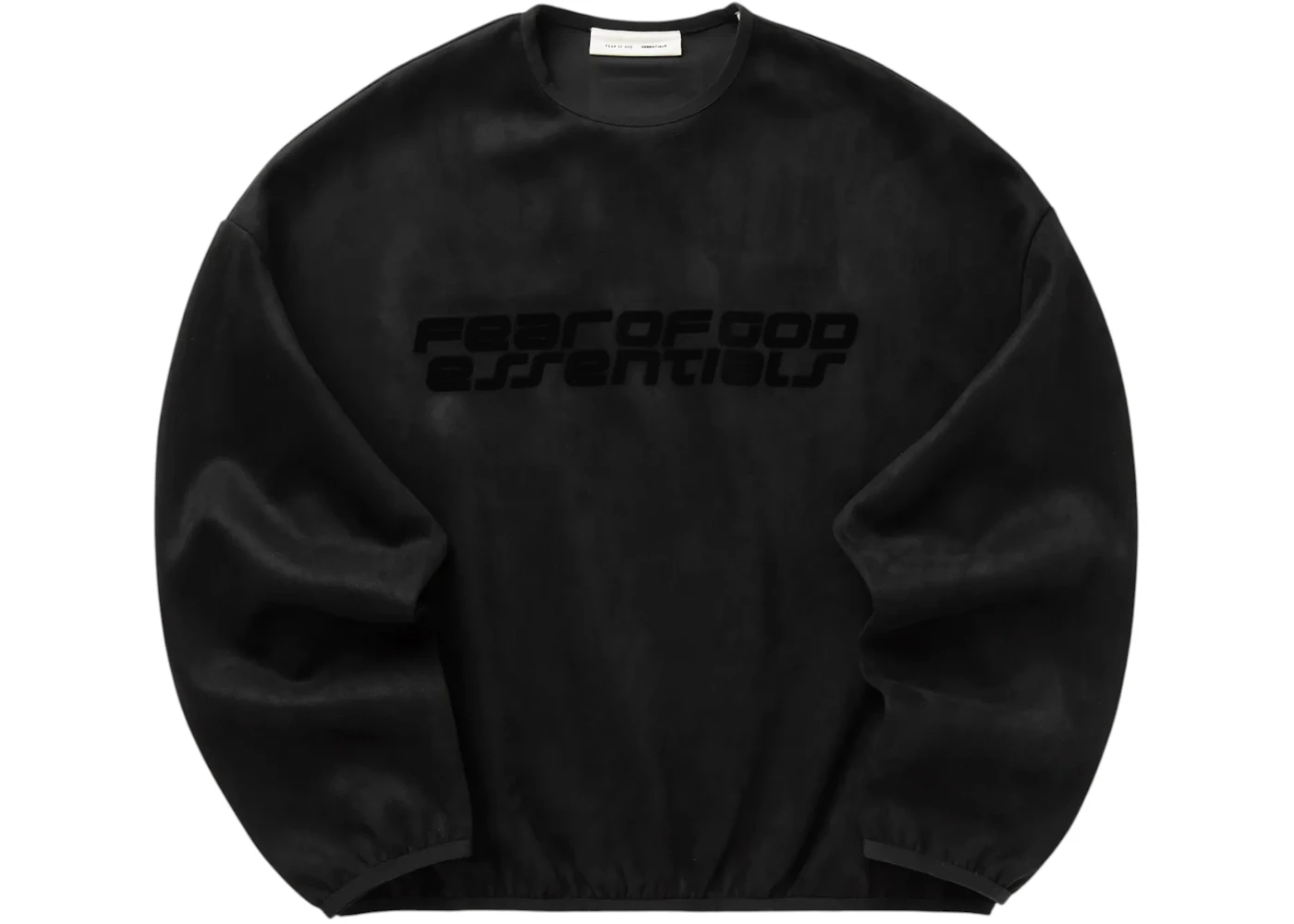 Fear of God Essentials Modern Crewneck Sweatshirt Vintage Black