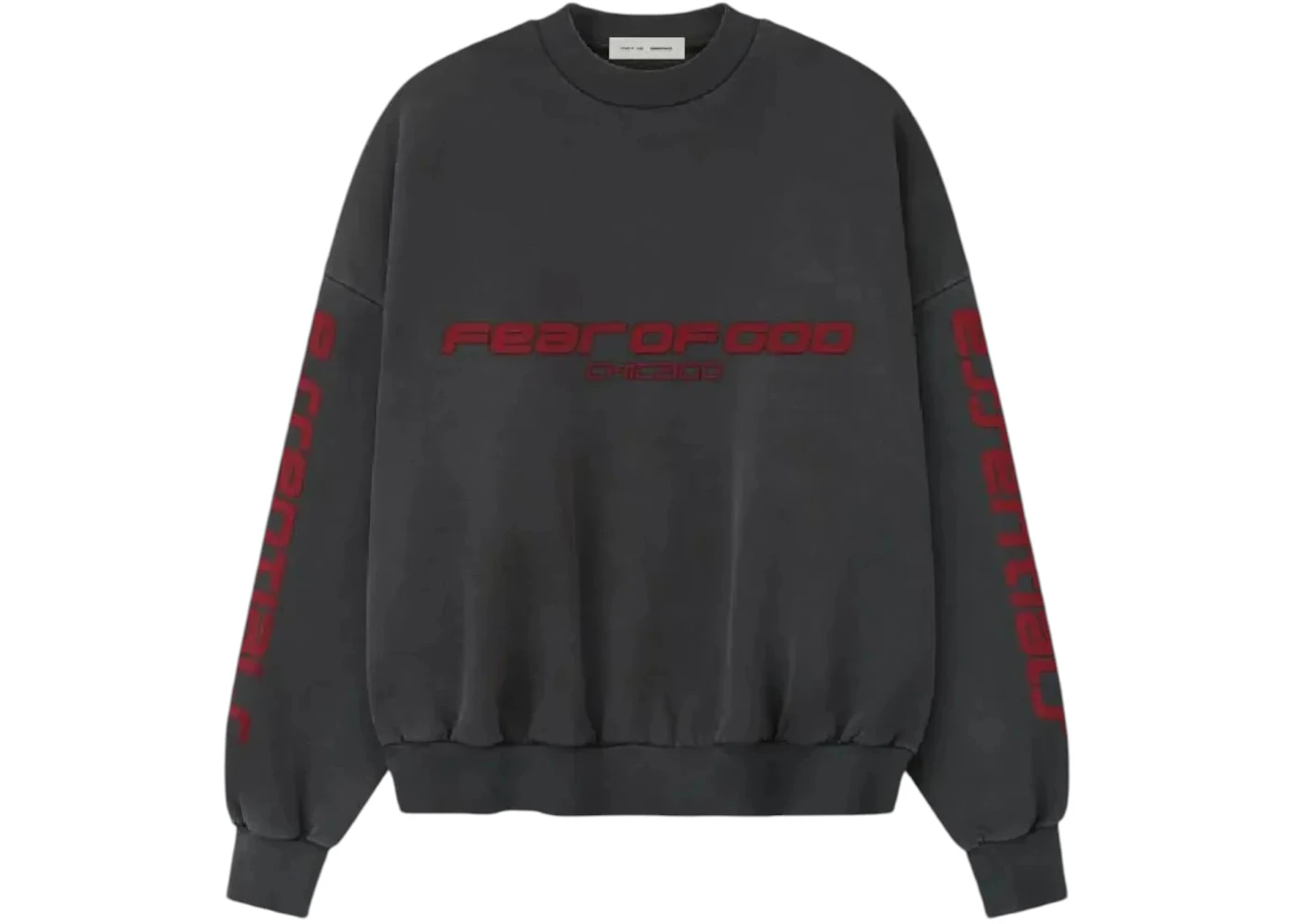 Fear of God Essentials Cropped Relaxed Sweatshirt Iron Grey