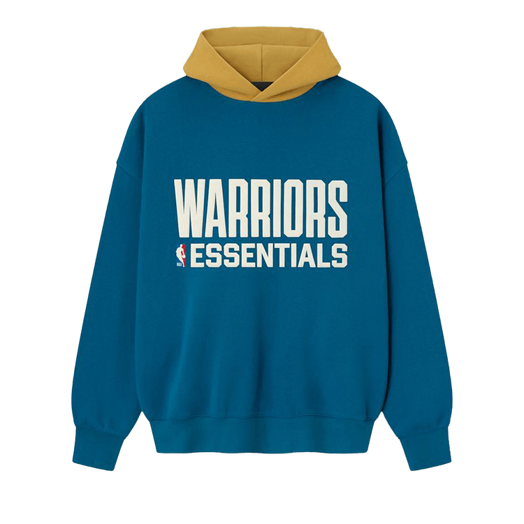 Fear of God Essentials Warriors Sport Hoodie 'Blue Sapphire/Canyon'