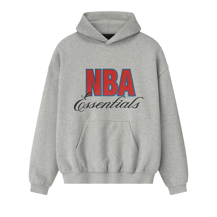 Fear of God Essentials NBA 90s Hoodie 'Concrete Heather'