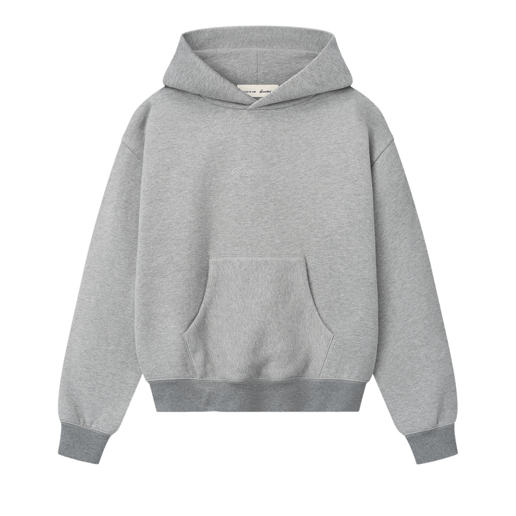Fear of God Essentials Signature Classic Hoodie 'Concrete Heather'