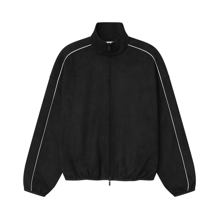 Fear of God Essentials Signature Modern Track With Piping Jacket 'Vintage Black'