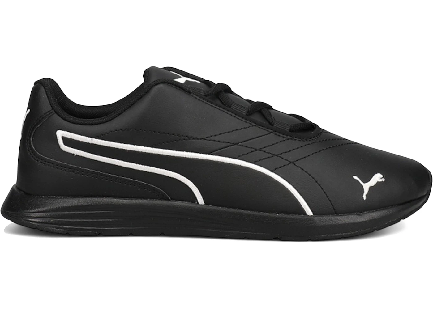 Puma Ella Lace-Up Black White (Women's)