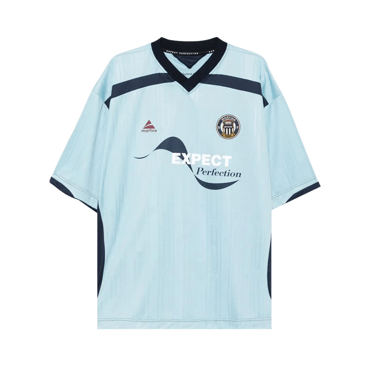 Martine Rose Football Top 'Blue Light'