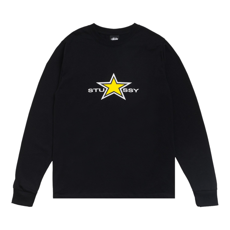 Stussy Star Ls Tee 'Black'