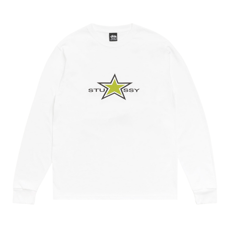 Stussy Star Ls Tee 'White'