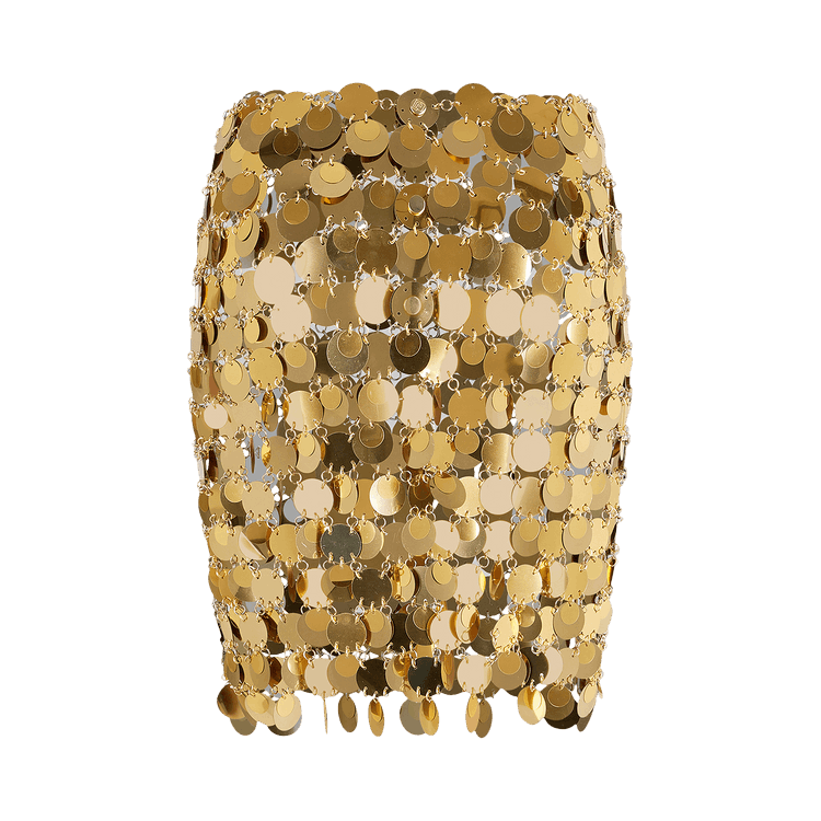 Rabanne Robe Short Dress 'Gold'