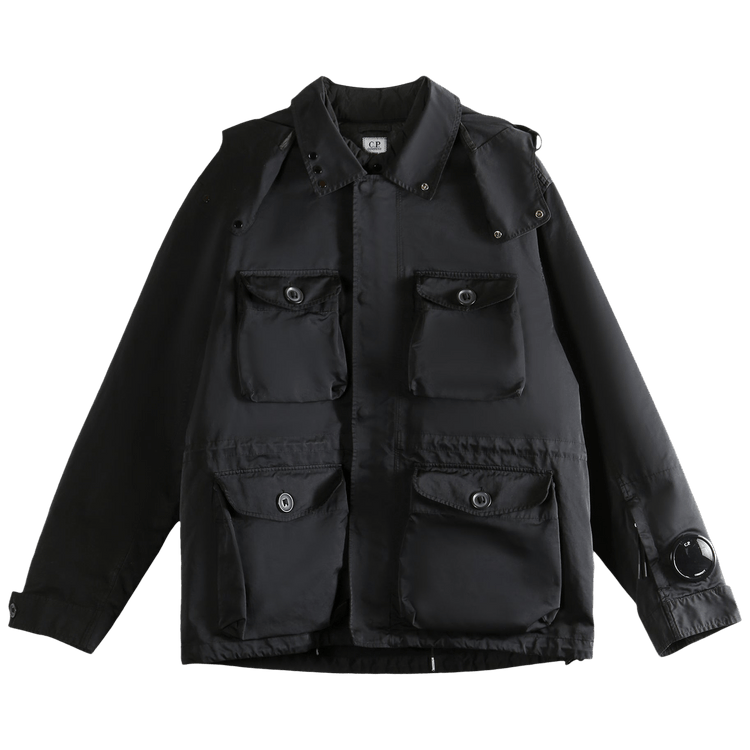 C.P. Company Medium Jacket In Micro Kei 'Black'