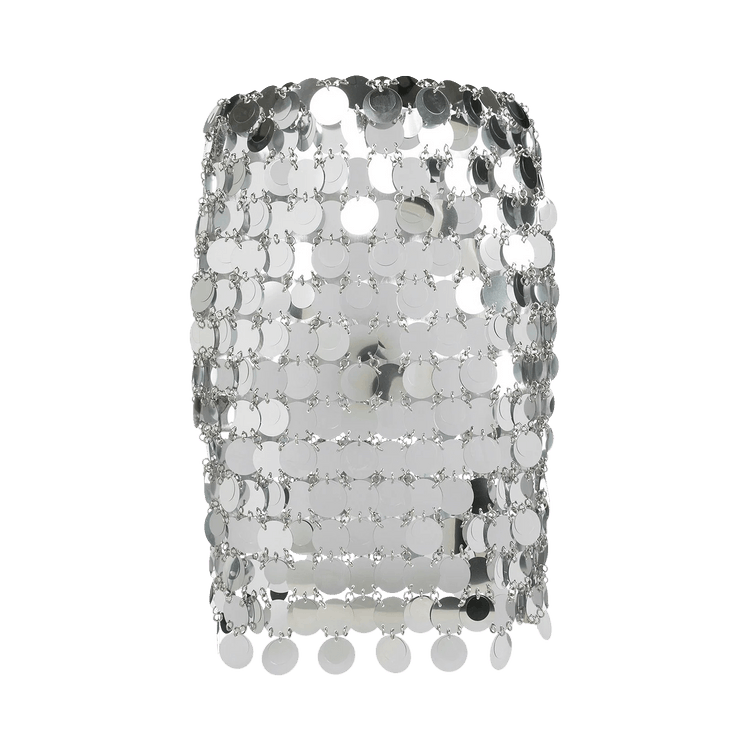 Rabanne Jupe Mini Skirt 'Silver'