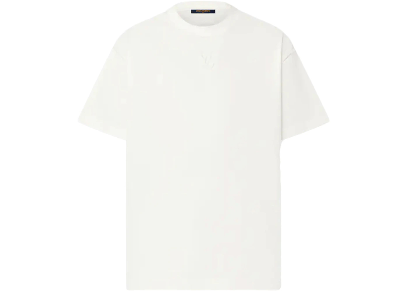 Louis Vuitton Embossed LV T-Shirt Blanc Optique White