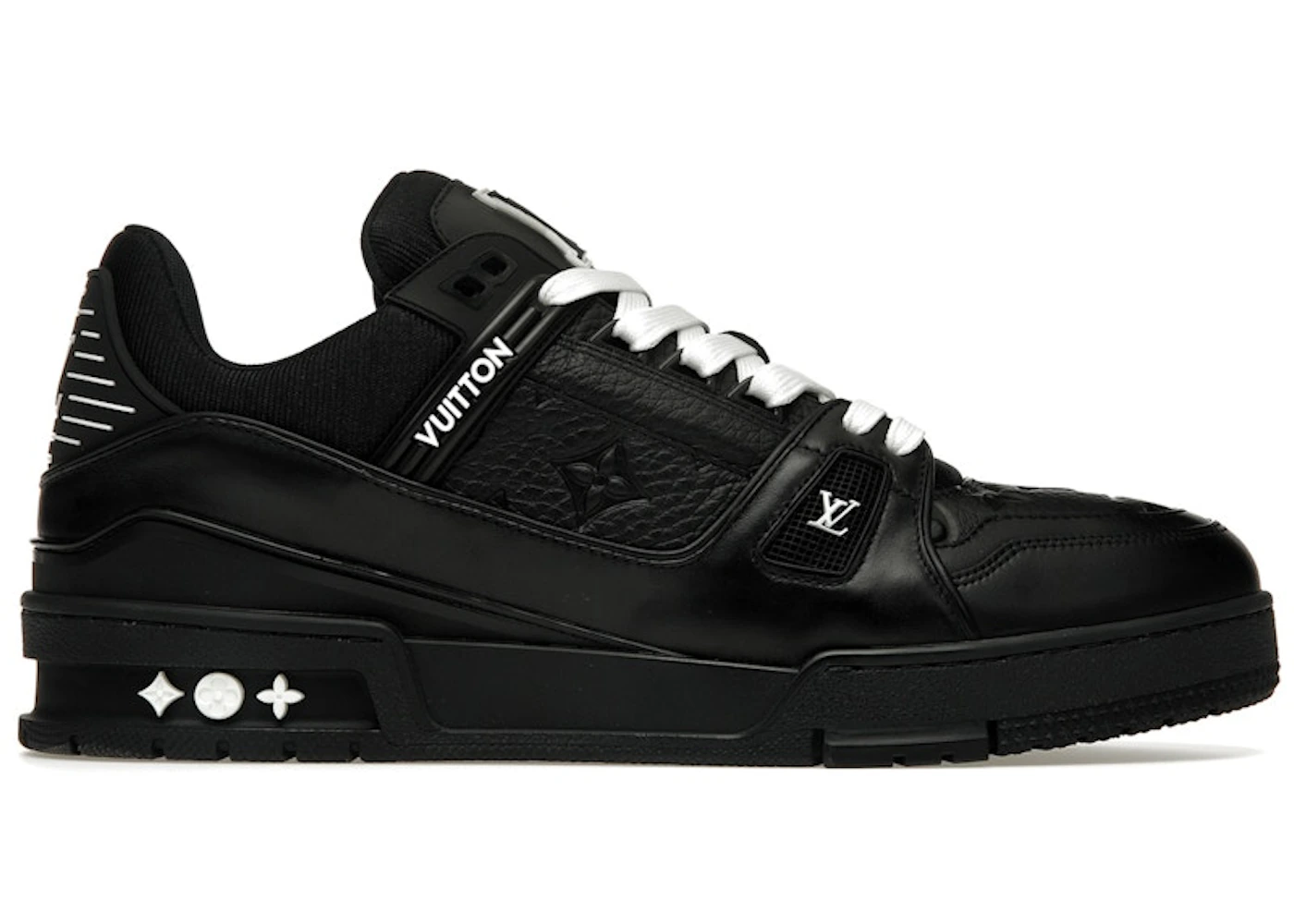 Louis Vuitton Trainer Black Embossed Monogram
