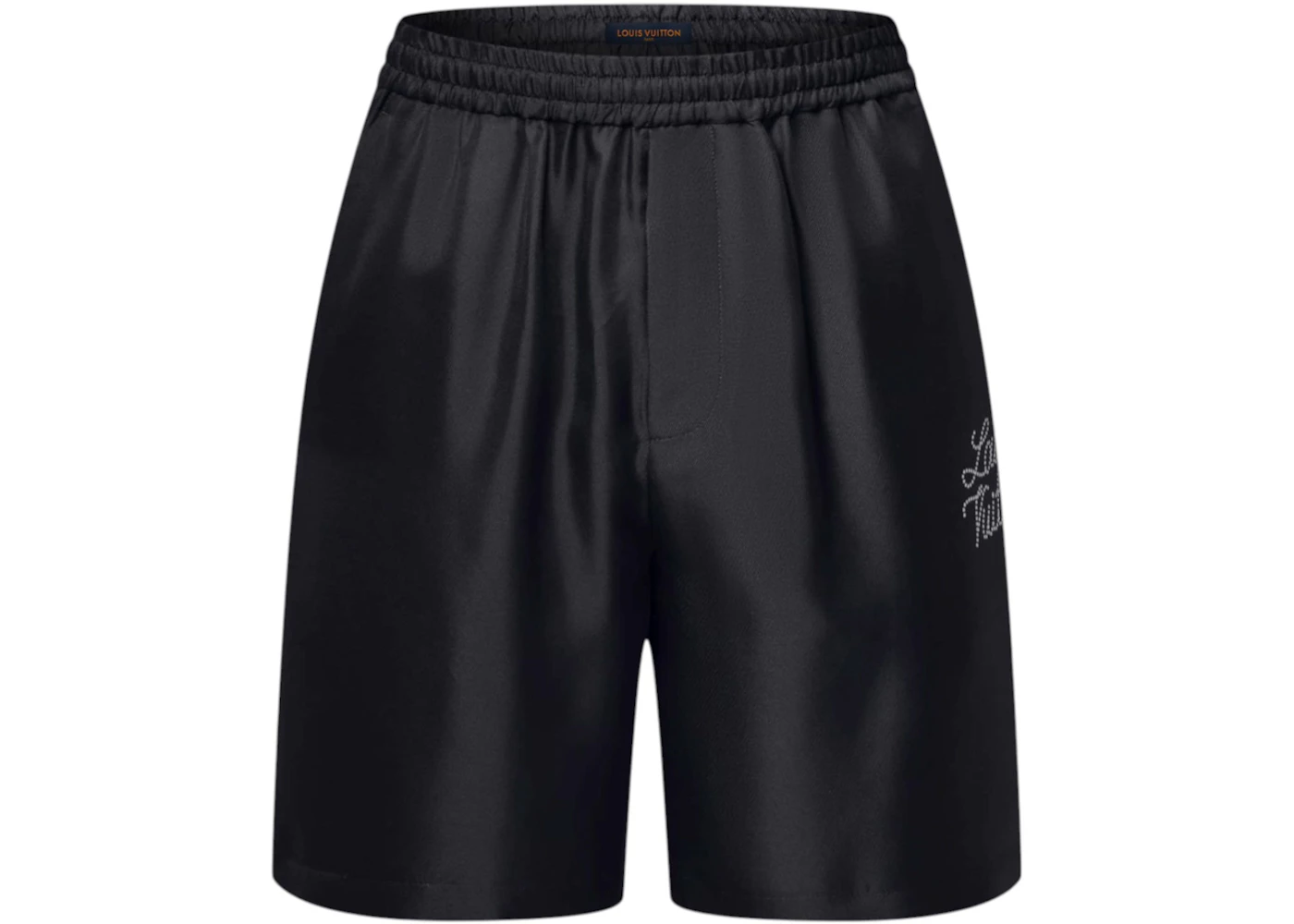 Louis Vuitton x Nigo Printed Signature Silk Shorts Black
