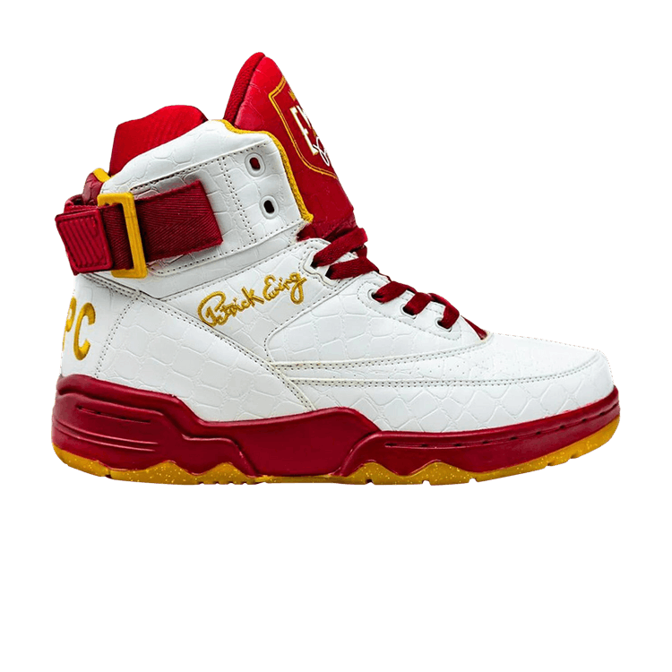 Pimp C x Ewing 33 Hi 'White Biking Red Gold'