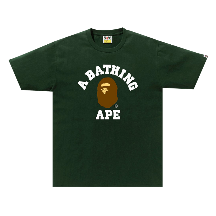 BAPE College Tee 'Green'